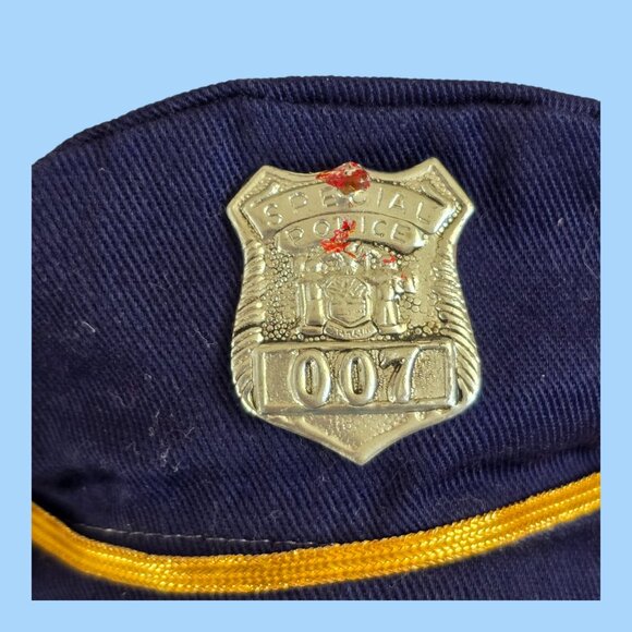 Vintage Thomas Dam Troll Doll 1977 Denmark White Hair 9" Tall Police Officer - Picture 12 of 12